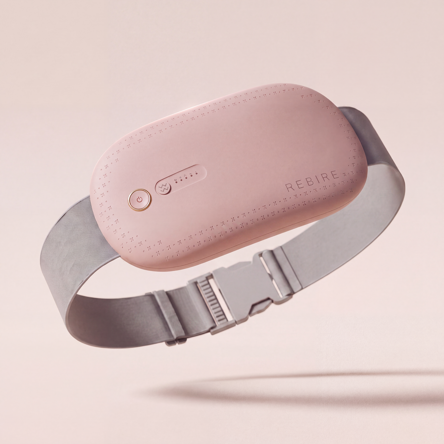 Rebire heat and massage belt in Rose Gold - view 1