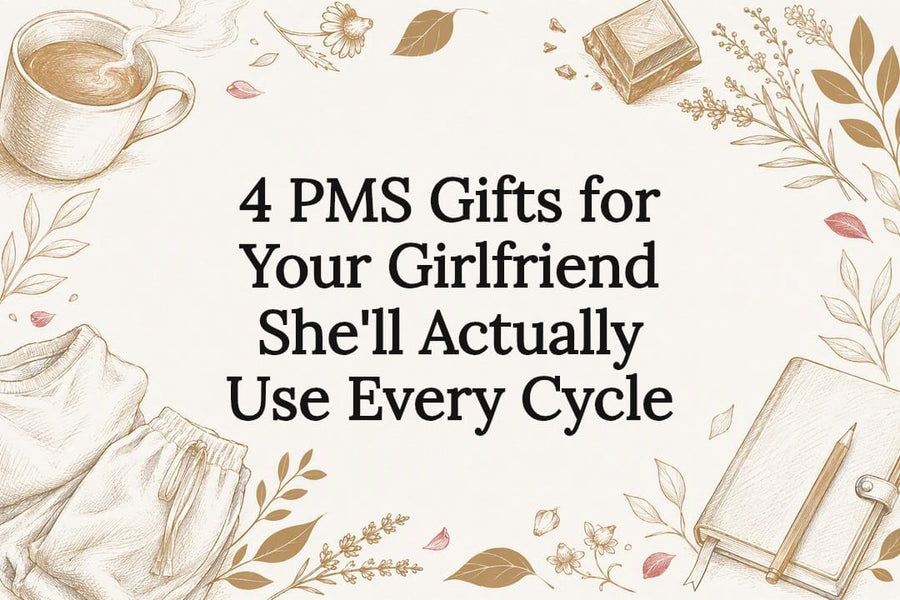 Decorative PMS gift guide title card