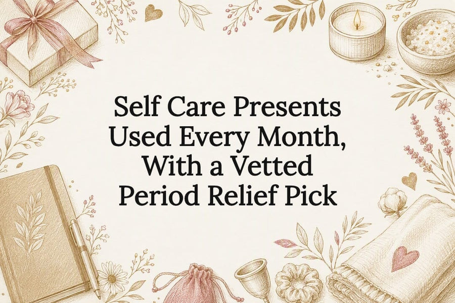 Decorative self-care gift guide title card