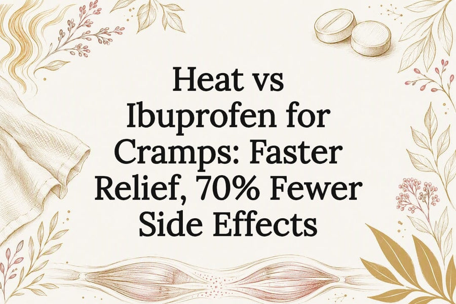 Heat and ibuprofen comparison title card