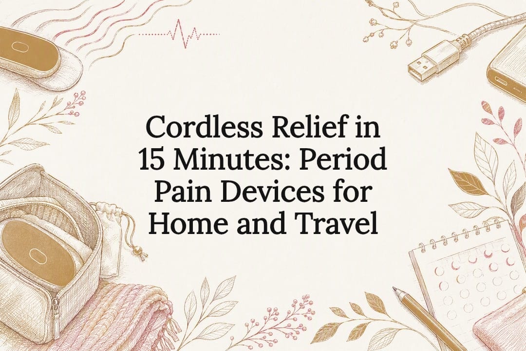 Decorative period pain relief title card