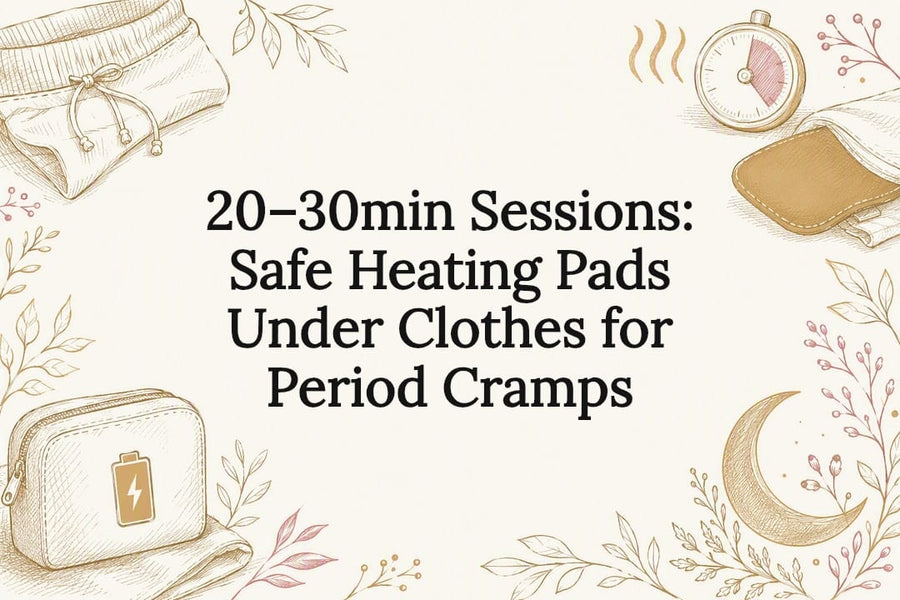 Decorative title card for discreet heat relief