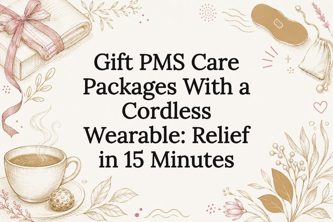 Decorative PMS care package title card