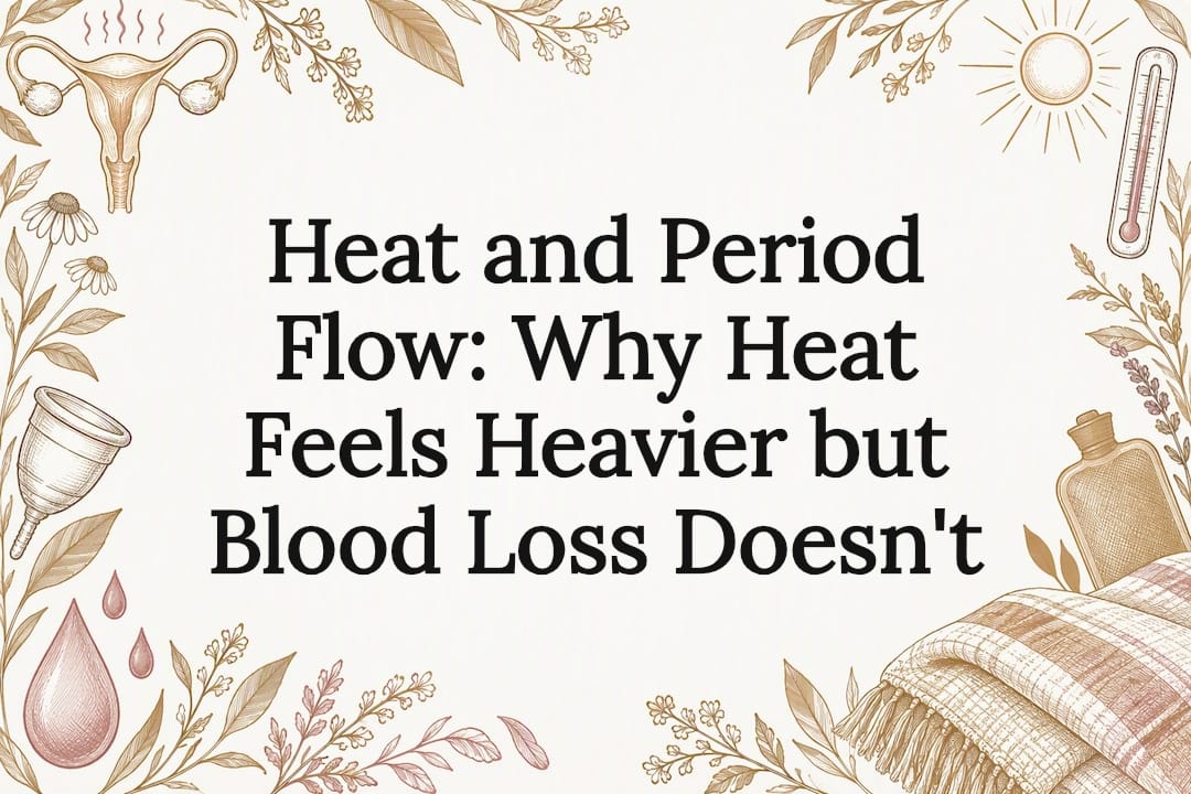 Decorative heat and period flow title card