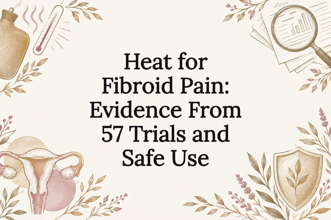 Decorative fibroid pain evidence title card