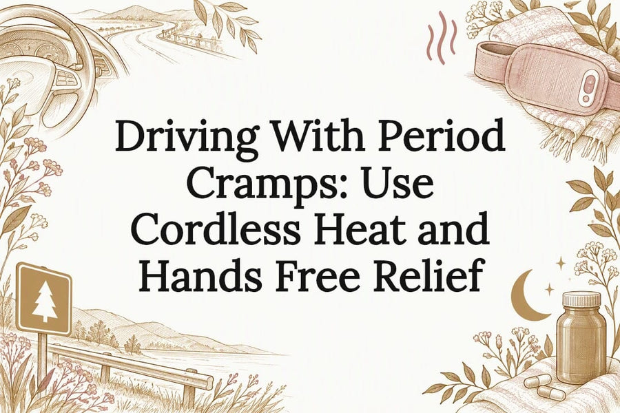 Decorative title card for driving with cramps