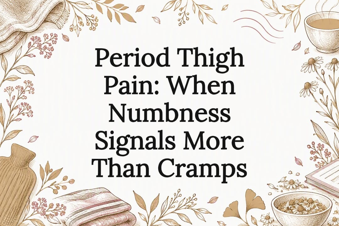 Decorative period pain article title card