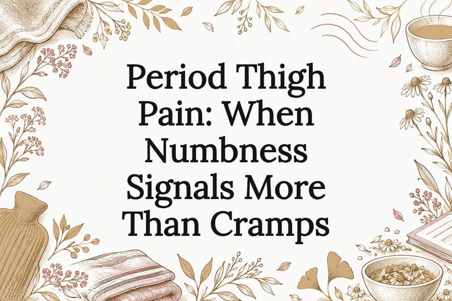 Decorative period pain article title card