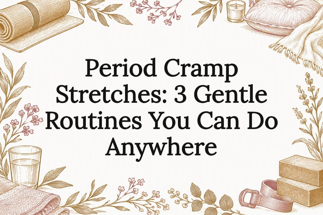 Hand-drawn stretch-themed article title card